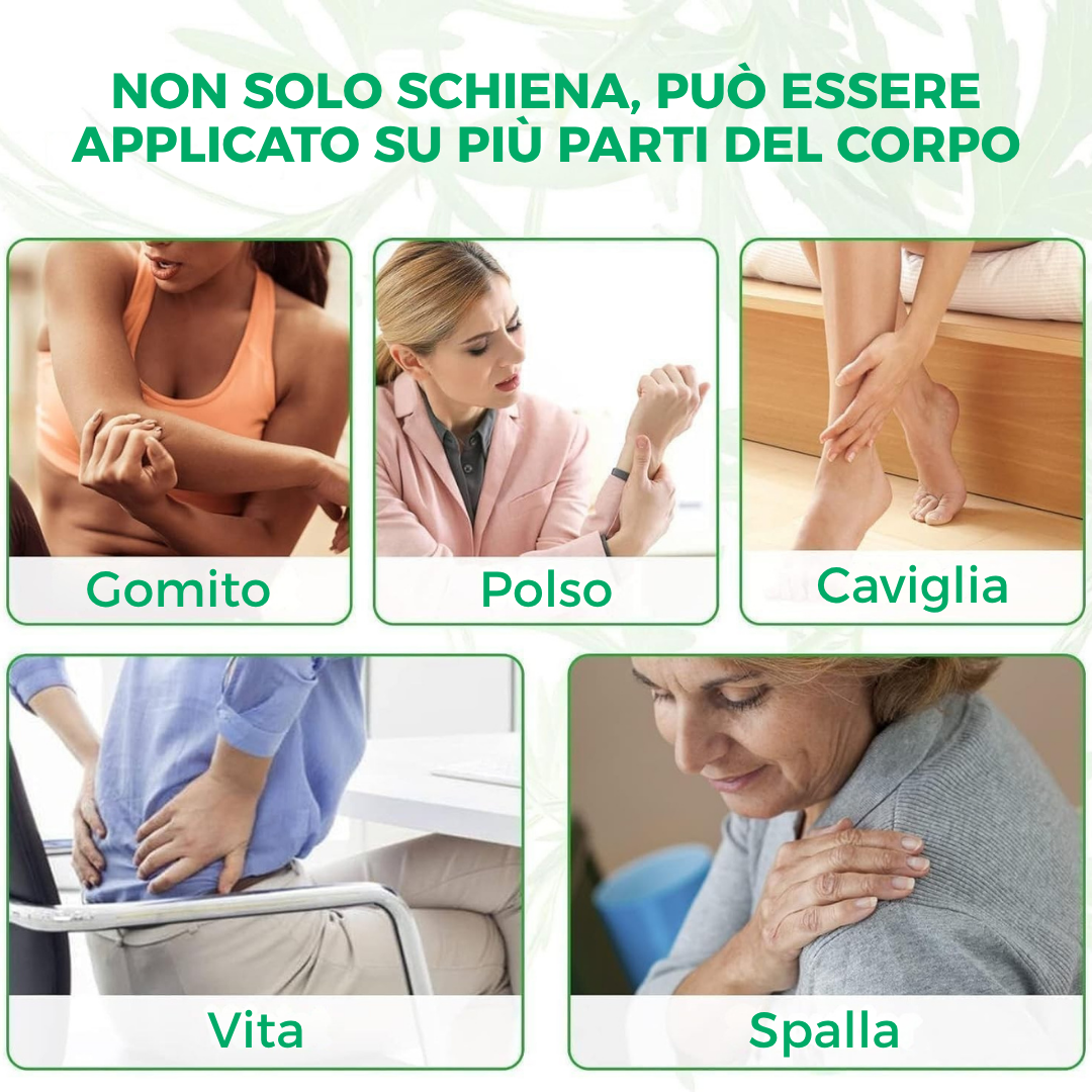 OrtoPlus™ - Cerotti Termici Riscaldanti per Zona Lombare | Con Estratti Naturali - 12 Pezzi