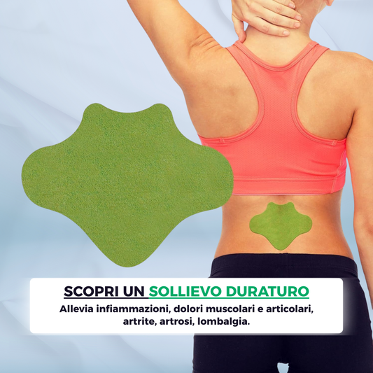 OrtoPlus™ - Cerotti Termici Riscaldanti per Zona Lombare | Con Estratti Naturali - 12 Pezzi