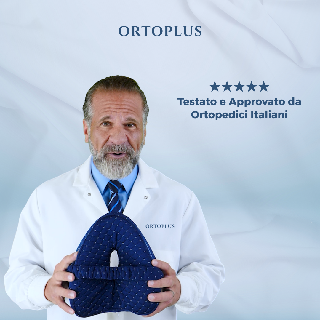 OrtoPlus™ - Cuscino Ortopedico Memory Foam per Gambe | Supporto Posturale per Dormire sul Fianco